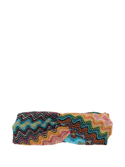 Missoni Knitted Headband In Multi