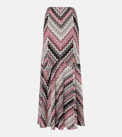 MISSONI KNITTED LAMÉ MAXI SKIRT