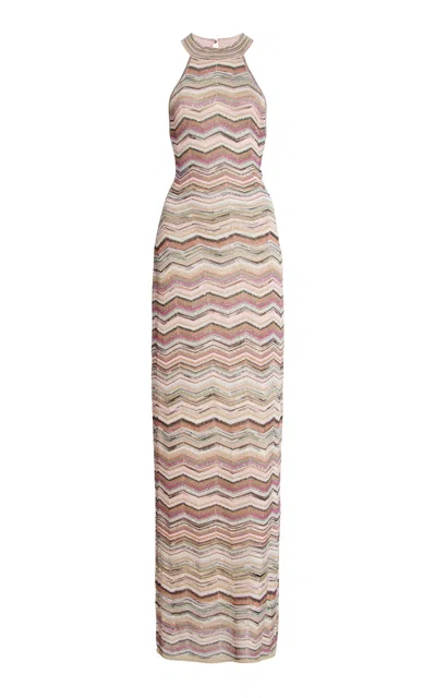 Missoni Knitted Maxi Dress In Multi