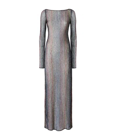 MISSONI MISSONI LONG-SLEEVED KNITTED DRESS
