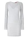 Missoni Women's Sequin Mini Dress In Silver