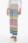 Missoni Crochet-knit Cotton-blend Wide-leg Pants