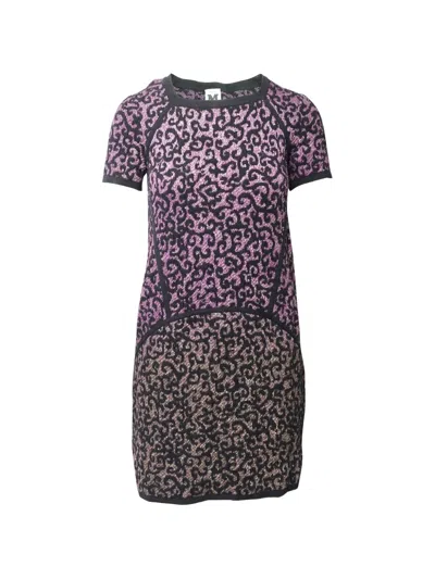 Pre-owned Missoni Knitted Pattern Dress In Pink