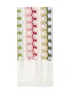 Missoni Pattern Viscose Blend Scarf In Multicolor In White