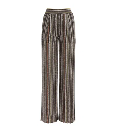 Missoni Knitted Stripe Wide-leg Trousers