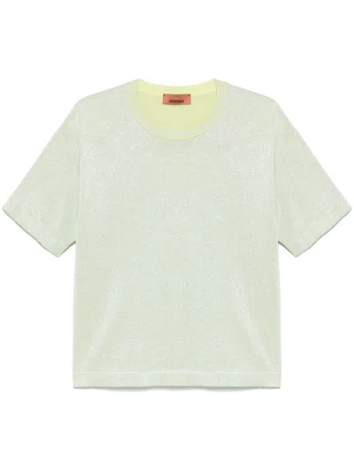 Missoni Knitted T-shirt In Green