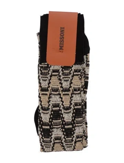 Pre-owned Missoni Knitted Tight Stockings W/tags