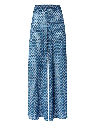 Missoni Knitted Trousers In Multicoloured