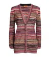 Missoni Metallic Striped V-neck Cardigan