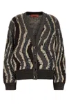 Missoni Wave Pattern Cardigan Sweaters And Cardigans Multicolor In Multi