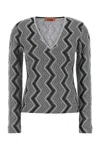 Missoni Embroidered Viscose Blend Sweater In Printed