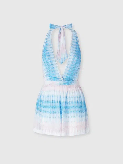 Missoni Short Jumpsuit In Dégradé Lace