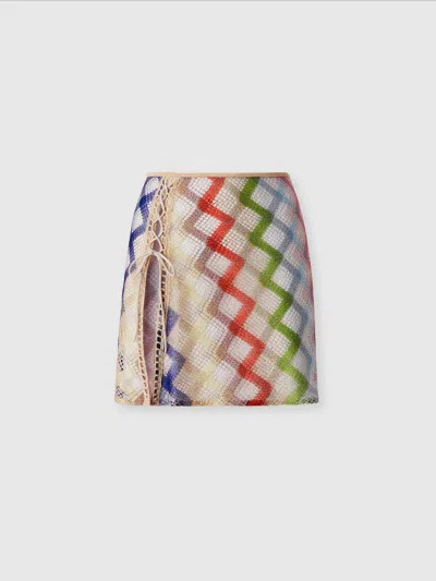 MISSONI KURZER ROCK AUS VISKOSE UND LAMÉ