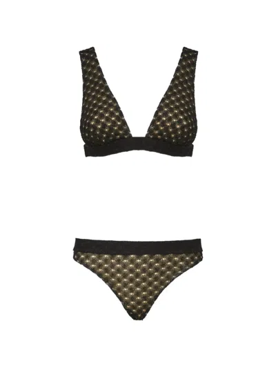 Missoni Lace Bikini In Black