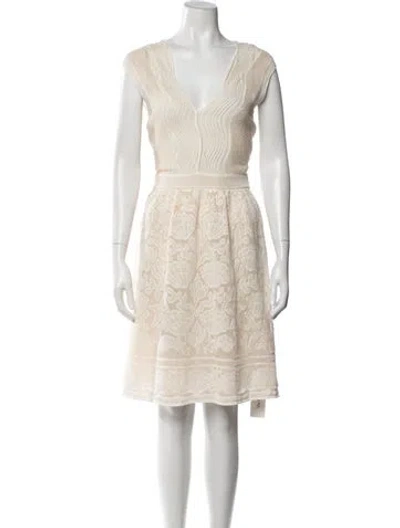 Pre-owned Missoni Lace Pattern Knee-length Dress