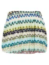 Missoni Lace Skirt Featuring Elastic Waistband In Multicolor