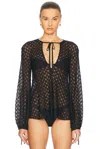 Missoni Laced Blouse In Black Beauty