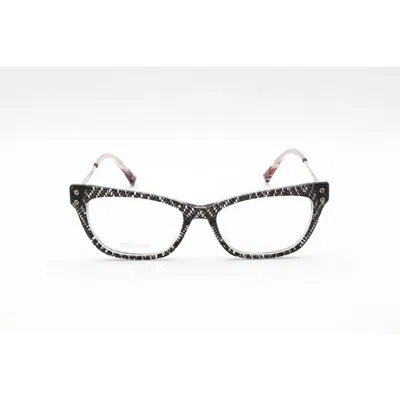 Missoni Ladies Black Rectangular Eyeglass Frames Mis 0045