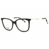 Missoni Ladies Black Rectangular Eyeglass Frames Mis0125g