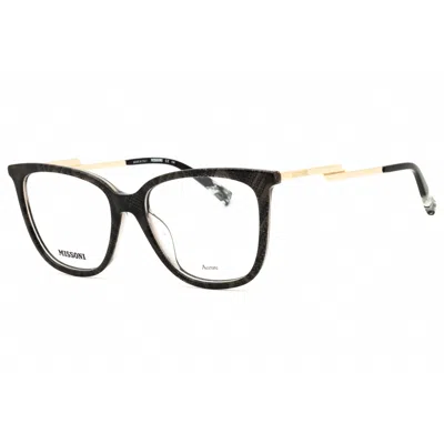 Missoni Ladies Black Rectangular Eyeglass Frames Mis0125g