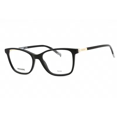 Missoni Ladies Black Rectangular Eyeglass Frames Mis0143