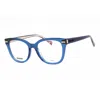 Missoni Ladies Blue Rectangular Eyeglass Frames Mis0071