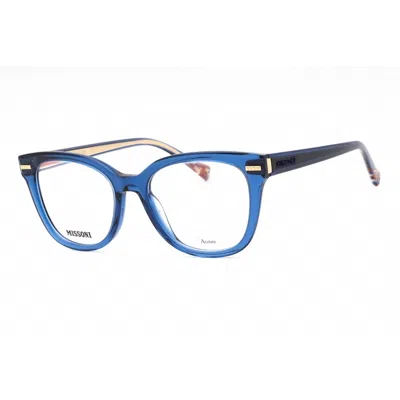 Missoni Ladies Blue Rectangular Eyeglass Frames Mis0071