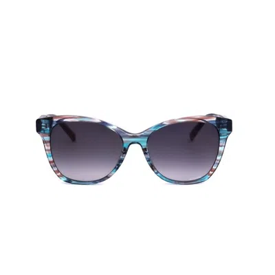 Missoni Ladies Blue Rectangular Sunglasses Mis 0007/s