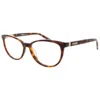 Missoni Ladies Brown Rectangular Eyeglass Frames Mis0061005l54
