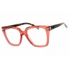 Missoni Ladies Brown Rectangular Eyeglass Frames Mis0070