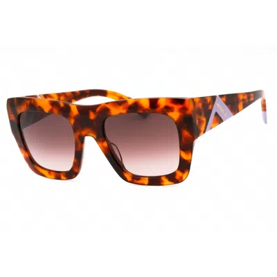 Missoni Ladies Brown Rectangular Sunglasses Mis0153s In ["brown"]