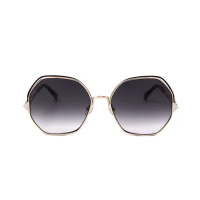 Missoni Ladies Gold Tone Geometric Sunglasses Mis 0075/s