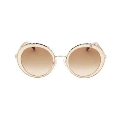 Missoni Ladies Gold Tone Round Sunglasses Mis 0033/s