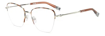 Missoni Ladies Palladium Horn Rectangular Eyeglass Frames Mis-0122-h16