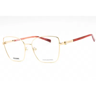 Missoni Ladies Rose Gold Tone Cat Eye Eyeglass Frames Mis0181