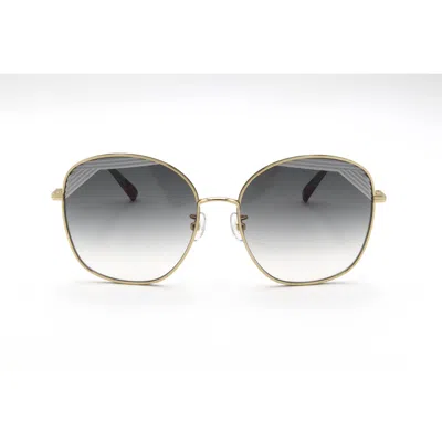 Missoni Ladies Silver Tone Geometric Sunglasses Mis-0014/s In Gold