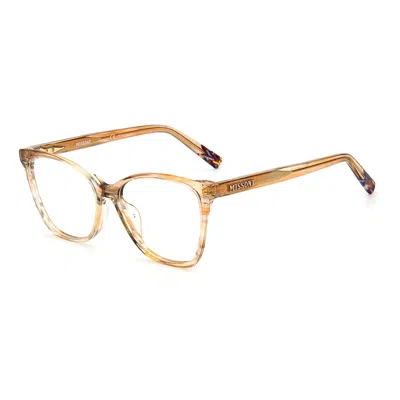 Missoni Ladies' Spectacle Frame  Mis-0013-hr3  50 Mm Gbby2 In Gold