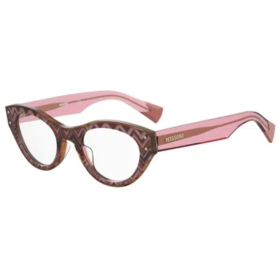 Missoni Ladies' Spectacle Frame  Mis-0066-l93  49 Mm Gbby2 In Pink