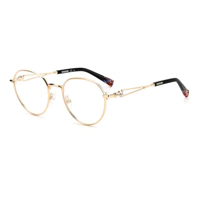 Missoni Ladies' Spectacle Frame  Mis-0077-j5g  49 Mm Gbby2 In Gold