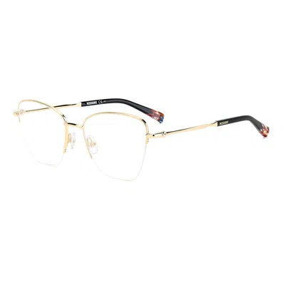 Missoni Ladies' Spectacle Frame  Mis-0122-000  53 Mm Gbby2 In Gold