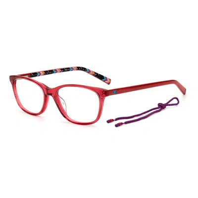 Missoni Ladies' Spectacle Frame  Mmi-0008-8cq  52 Mm Gbby2 In Red