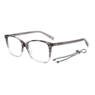 Missoni Ladies' Spectacle Frame  Mmi-0010-2w8  54 Mm Gbby2 In Gray
