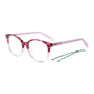 Missoni Ladies' Spectacle Frame  Mmi-0011-1zx  51 Mm Gbby2 In Pink
