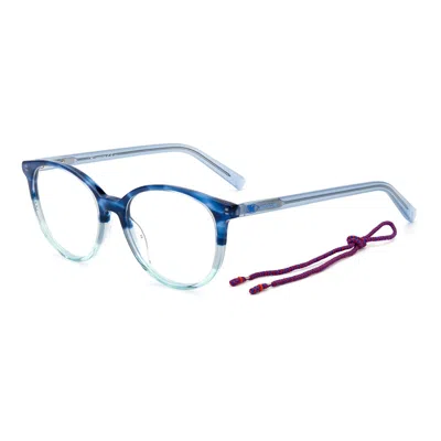 Missoni Ladies' Spectacle Frame  Mmi-0011-38i  51 Mm Gbby2 In Blue