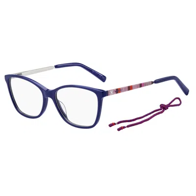 Missoni Ladies' Spectacle Frame  Mmi-0032-pjp  54 Mm Gbby2 In Blue