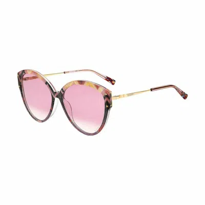 Missoni Ladies' Sunglasses  Mis-0004-s-obl-3x  59 Mm Gbby2 In Pink