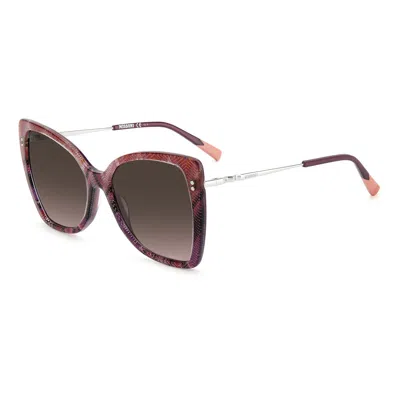 Missoni Ladies' Sunglasses  Mis-0083-s-s68-3x  58 Mm Gbby2 In Brown