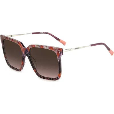 Missoni Ladies' Sunglasses  Mis 0107_s Gbby2 In Purple