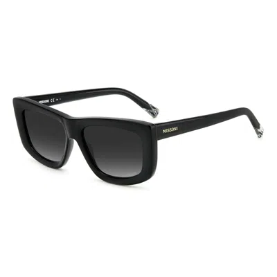 Missoni Ladies' Sunglasses  Mis-0111-s-807  56 Mm Gbby2 In Black