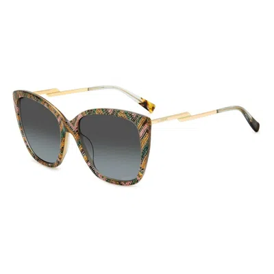 Missoni Ladies' Sunglasses  Mis-0123-g-s-038  57 Mm Gbby2 In Gold